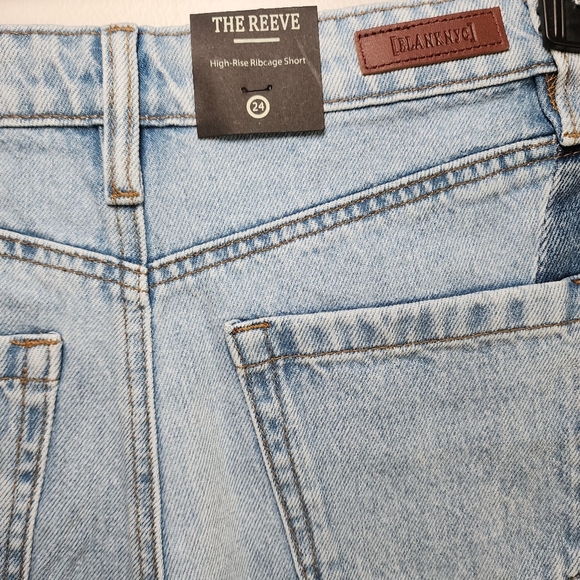 NWT BlankNyc Patchwork Cutoff Shorts - Picture 6 of 7